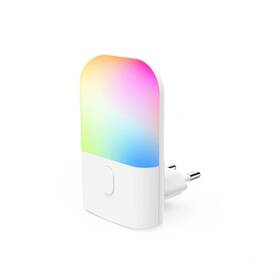 Nočné svetlo Hama 223504, 0,5W, automatické zapnutie/vypnutie, RGB biele

