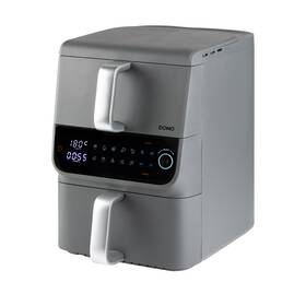 Fritéza teplovzdušná Domo DO549FR, 3,5 + 6,5 l sivá

