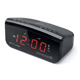 Rádiobudík MUSE M-12 CR čierny

