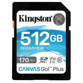 Pamäťová karta Kingston SDXC 512GB UHS-I U3 (170R/90W) 

