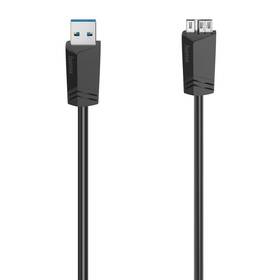 Kábel Hama USB-A / USB 3.0 micro-B, 0,75 m čierny

