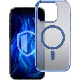 Kryt na mobil 3mk Frosty MagCase na Apple iPhone 12/12 Pro čierny/modrý

