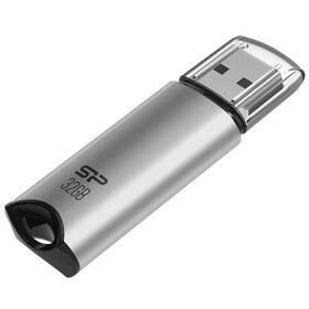 USB flashdisk Silicon Power Marvel M02 32 GB strieborný

