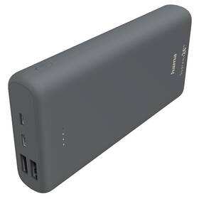 Powerbank Hama Supreme 24HD, 24 000 mAh sivá

