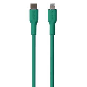 Kábel Puro Soft Lightning/USB-C 12 W, 1,5 m zelený


