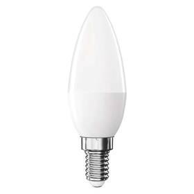 LED žiarovka EMOS Classic sviečka, E14, 4,2W, studená biela 

