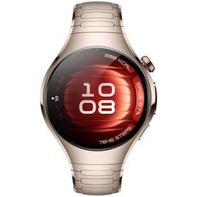 Inteligentné hodinky Huawei Watch 5 42 mm LTE - Gold + Titanium Strap zlaté

