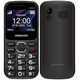 Mobilný telefón MaxCom Comfort MM443 čierny

