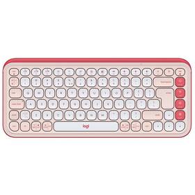 Klávesnica Logitech POP ICON, US layout ružová

