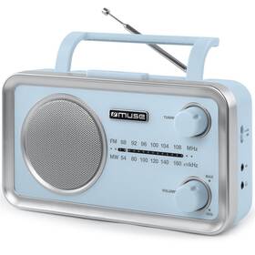 Rádioprijímač MUSE MF-060 modrý


