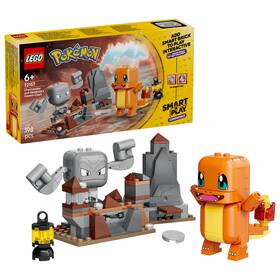 Stavebnica LEGO® Pokémon™ 72157 SMART Play™: Charmander a Geodude – jaskynný súboj 

