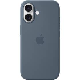  Kryt na mobil Apple iPhone 17 silikónový s MagSafe - oceľovo modrý