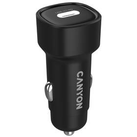 Adaptér do auta Canyon OnDrive 30 PD 30W USB-C čierny

