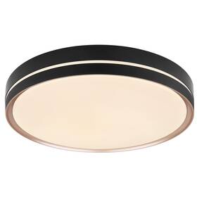 LED stropné svietidlo GLOBO Manni, 49 cm, LED, 40W čierne

