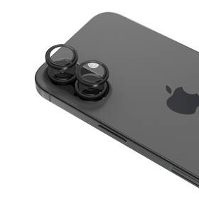 Ochranné sklo šošovky fotoaparátu Epico Aluminium Lens Protectors na Apple iPhone 17 čierne

