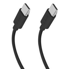 Kábel SBS USB-C/USB-C, PD, 60 W, 1,5 m čierny

