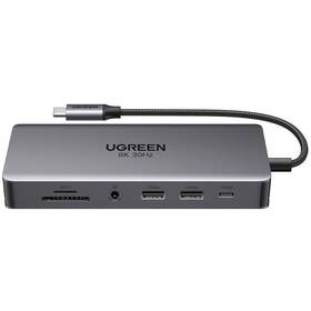 Dokovacia stanica UGREEN Revodok Pro 11-in-1 USB-C sivá

