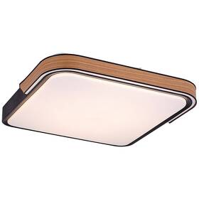 LED stropné svietidlo Rabalux Arild 71146 čierne/drevené

