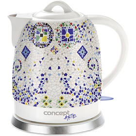 Rýchlovarná kanvica Concept RK-0020 biela

