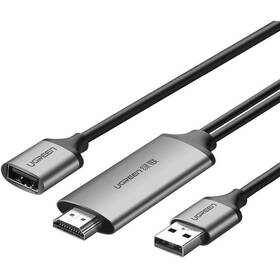 Kábel UGREEN USB/HDMI Digital AV Adapter 1,5m sivý


