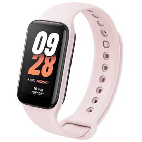 Remienok FIXED Silicone Strap na Xiaomi Smart Band 8 Active/9 Active ružový

