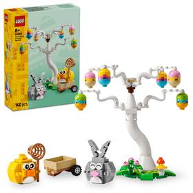 Stavebnica LEGO® 40808 Velikonoční zajíček, kuřátko a sběr vajíček 

