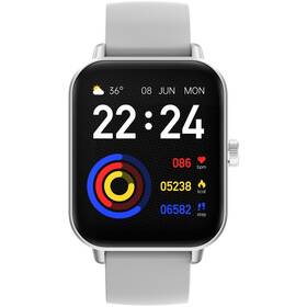 Inteligentné hodinky Carneo Versa HR+ strieborné

