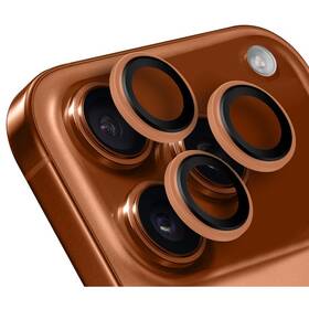 Ochranné sklo šošovky fotoaparátu Obal:Me na Apple iPhone 17 Pro/17 Pro Max oranžové

