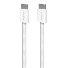 Kábel Puro Fabrik FABK4 USB-C/USB-C, 240 W, 2 m biely

