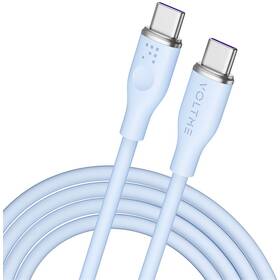 Kábel Voltme Powerlink Moss Series USB-C/USB-C, CTC 5A/100W 1,8m modrý

