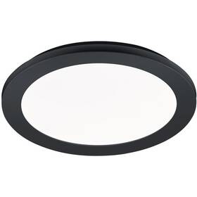 LED stropné svietidlo Reality Camillus, 13 W, okrúhle čierne

