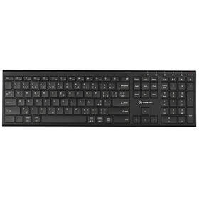 Klávesnica Powerton UltraSlim, CZ/SK čierna

