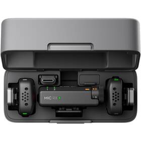 Mikrofón DJI Mic Mini (2 TX + 1 RX + Charging Case) čierna

