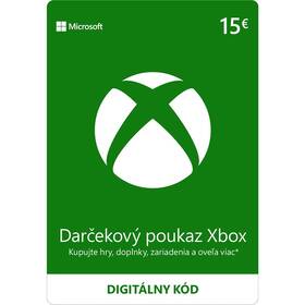  Microsoft Xbox darčeková karta 15 EUR - elektronická licencia 

