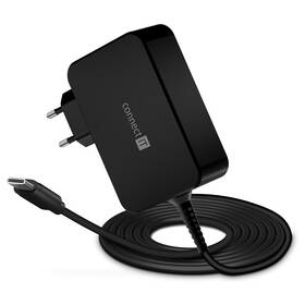 Sieťový adaptér Connect IT C-Power USB-C PD 140 W čierny

