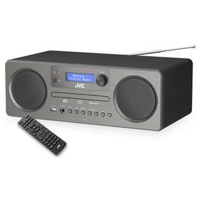 Mikro HiFi systém JVC RD-E861B-DAB čierny/sivý


