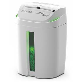 Skartovač KOBRA C4-HYBRID, A4, 17 listov, 40l, P4 biely/zelený

