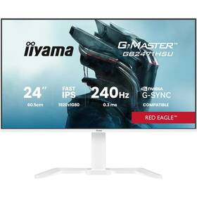 Herný monitor IIYAMA G-Master GB2471HSU-W1 biely

