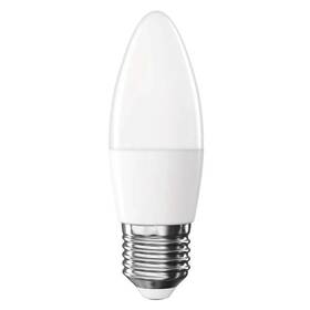 LED žiarovka EMOS Classic sviečka, E27, 4,2 W, teplá biela 

