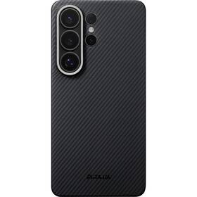 Kryt na mobil Pitaka Edge Twill na Samsung Galaxy S26 Ultra čierny/sivý

