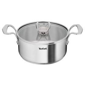 Hrniec s pokrievkou Tefal E5294404, 20 cm nerez

