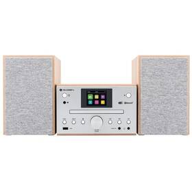 Mikro HiFi systém GoGEN MSC 472 BSDAB strieborný/hnedý

