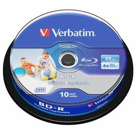 Disk Verbatim BD-R SL 25GB, 6x, 10-cake 
