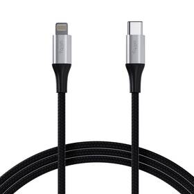 Kábel Allity AUC-01, 27W, USB-C/Lightning, 2m čierny

