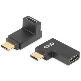 Redukcia Club3D USB-C/USB-C, PD 240W, lomená, 2ks čierna

