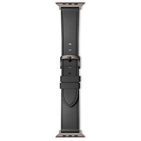 Remienok Epico Leather na Apple Watch 42/44/45/49mm čierny

