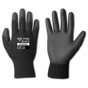 Rukavice Bradas PURE BLACK PU  9 

