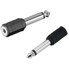Redukcia AQ mono 3,5 mm jack / 6,3 mm jack F/M 

