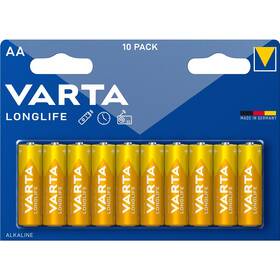 Batéria alkalická Varta AA, LR06, blister 10ks 

