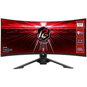 Herný monitor ASRock PG34WQ15R3A čierna farba
